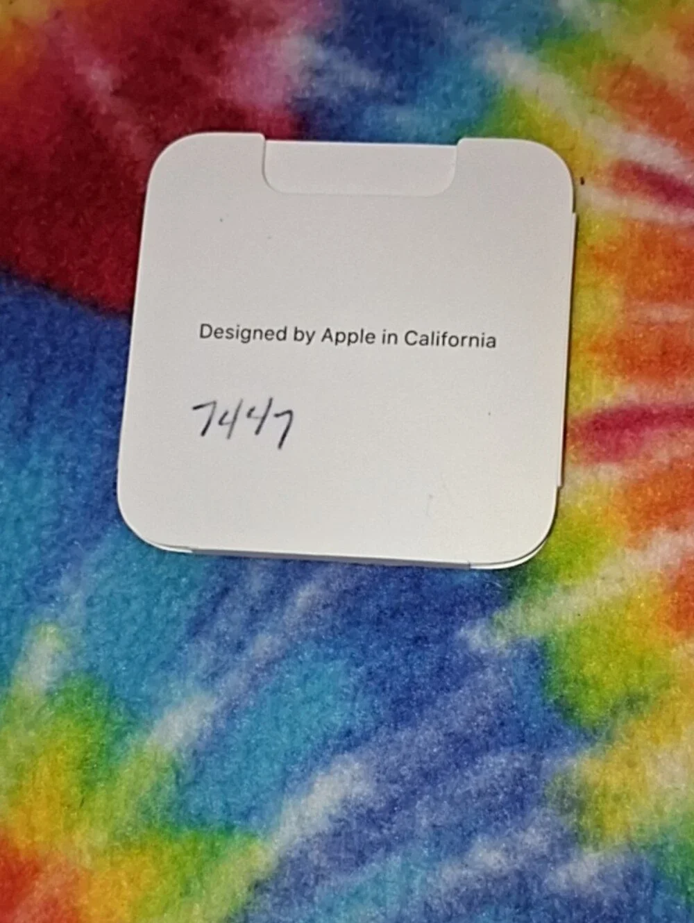 Apple Sticker and Sim Card Poker